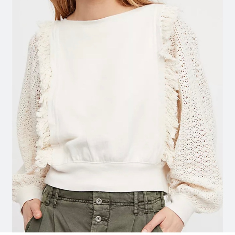 Free People Fringe Sweater size XS